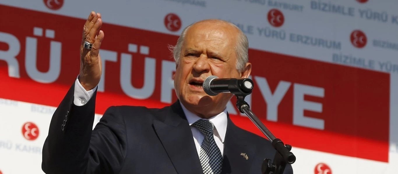 Ν.Μπαχτσελί: «Ληστεία η Ελλάδα να κρύβεται πίσω από αντίπαλες χώρες και να καταφεύγει σε παρανομίες»